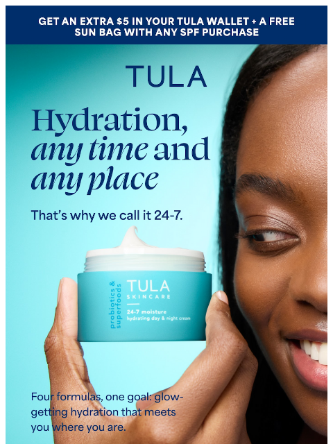 tula newsletter: We've got your skin type covered
