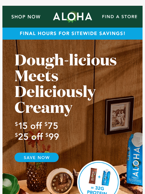 aloha newsletter: Final day to snack and stack