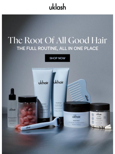 uklash newsletter: One Routine for Endless Good Hair Days ✨