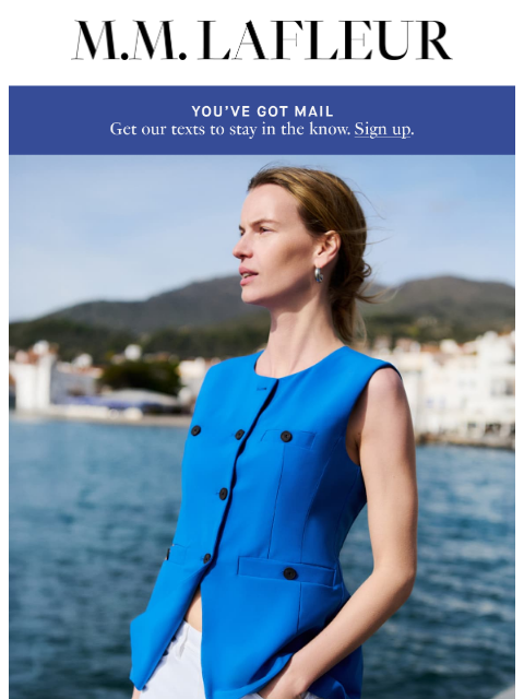 mmlafleur newsletter: This season’s trending color and how to wear it.