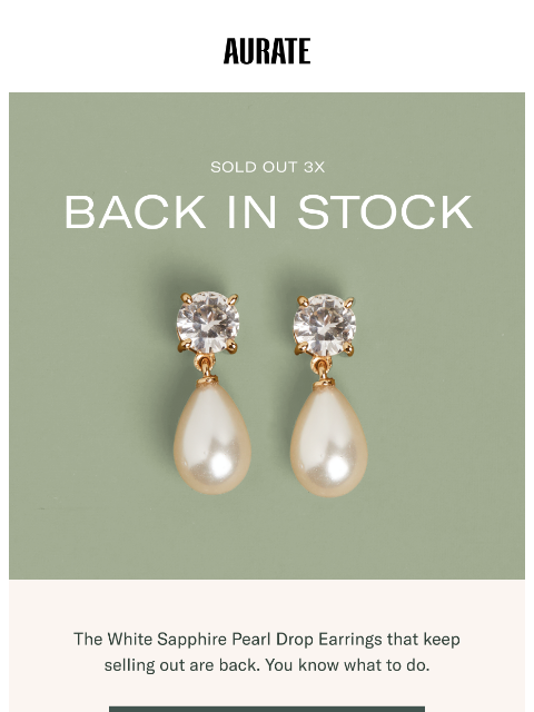 auratenewyork newsletter: SOLD OUT 3X