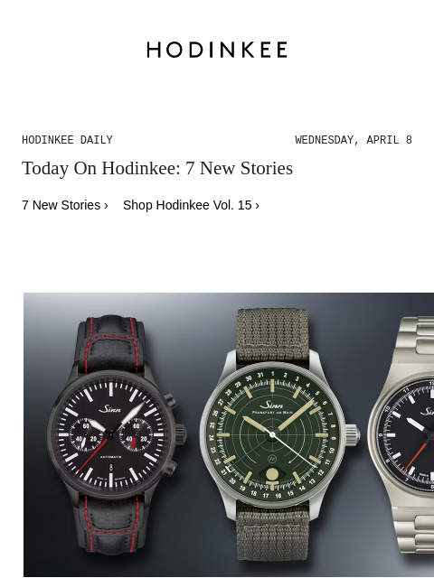 hodinkee newsletter: Hodinkee Daily | 04/08/2026