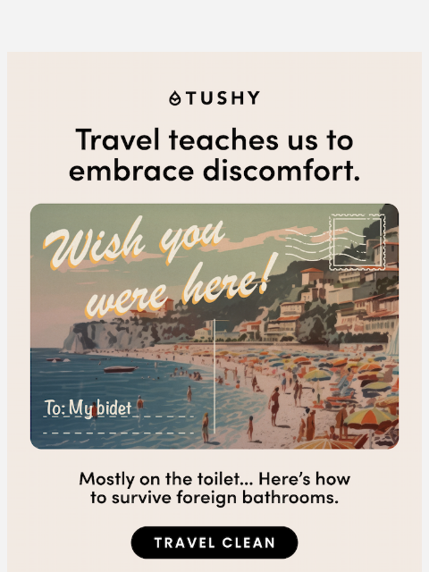 hellotushy newsletter: Trip booked, separation anxiety high 🧳