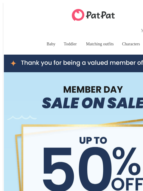 patpat newsletter: APPROVED: Member Day Starts for You Now