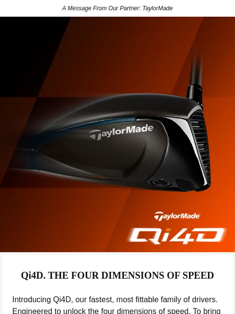 golfdigest newsletter: THINK FAST.