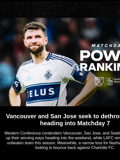 mlssoccer newsletter: The 'Caps rise, San Jose makes a statement, and mo...