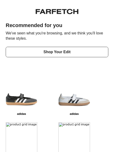 farfetch newsletter: These pieces are your style