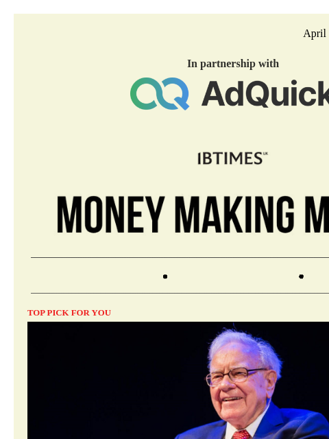 beehiiv newsletter: What Buffett’s War-Time Bet Reveals About Making M...