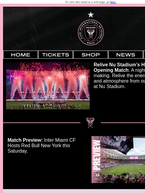 intermiamicf newsletter: From Historic Home Opener, To Matchday Essentials ...