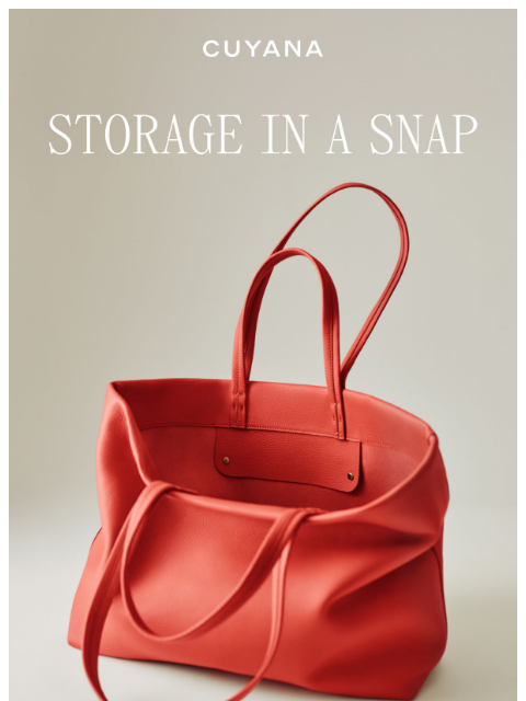 cuyana newsletter: Big Reveal: Easy Tote Glow Up