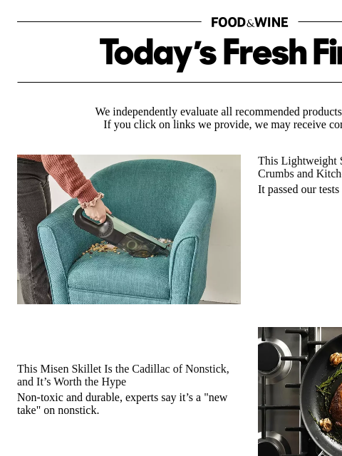 foodandwine newsletter: Anthony Bourdain's Favorite Chef's Knife Is $50 Of...