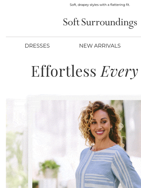 softsurroundings newsletter: Spring Dresses, Endlessly Wearable