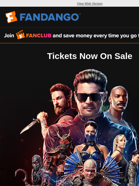 fandango newsletter: Mortal Kombat II | Get Tickets
