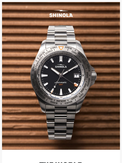 shinola newsletter: The World, Starting with Detroit