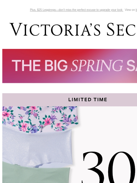 Plus, $25 Legginngs—don't miss the perfect excuse to upgrade your look View on browser Victoria's Secret Introduction Shop Now Shop Now Shop Now Display images to show real-time content Display