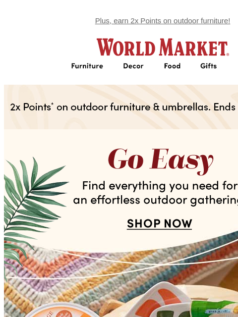 Plus, earn 2x Points on outdoor furniture! ‌ ‌ ‌ ‌ ‌ ‌ ‌ ‌ ‌ ‌ ‌ ‌ ‌ ‌ ‌ ‌ ‌ ‌ ‌ ‌ ‌ ‌ ‌ ‌ ‌ ‌ ‌ ‌ ‌ ‌ ‌ ‌ ‌ ‌ ‌ ‌ ‌ ‌ ‌ ‌ ‌ ‌ ‌ ‌ ‌ ‌ ‌ ‌ ‌ ‌ ‌ ‌ ‌ ‌ ‌ ‌ ‌ ‌ ‌ ‌ ‌ ‌ ‌ ‌ ‌ ‌ ‌ ‌ ‌ ‌ ‌ ‌ ‌ ‌ ‌ ‌ ‌ ‌ ‌