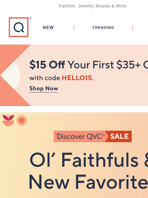 qvcemail newsletter: Get Going! Deals Won't Last