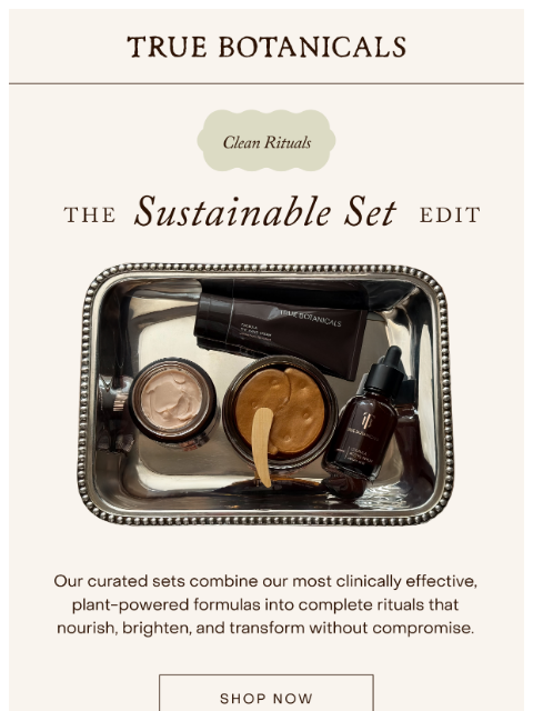 truebotanicals newsletter: Skincare made with true plant intelligence