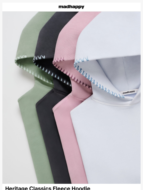 madhappy newsletter: Spring Hoodies