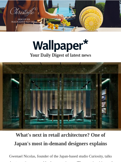 futureplc newsletter: What's next in retail architecture?