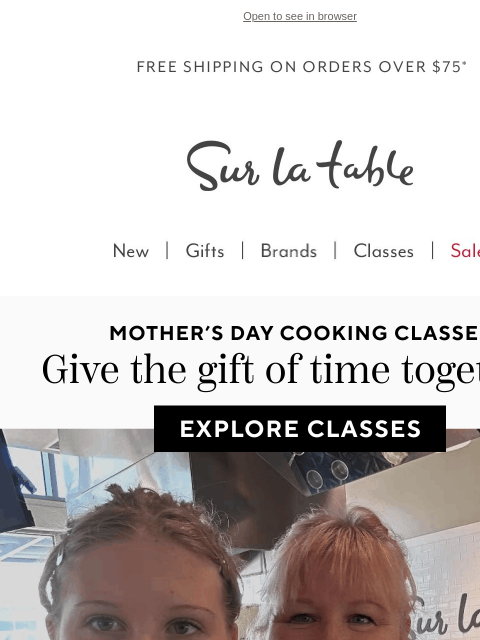 surlatable newsletter: The Mother's Day gift she'll remember