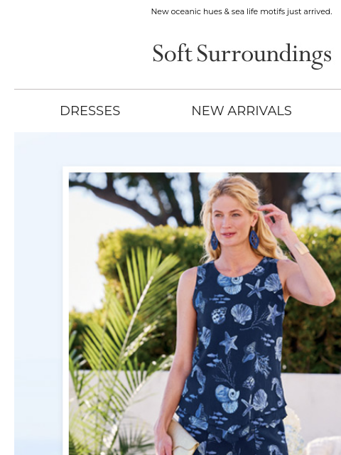 softsurroundings newsletter: The Coast Is Calling