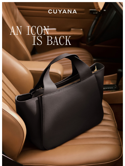 cuyana newsletter: Back in Stock Alert