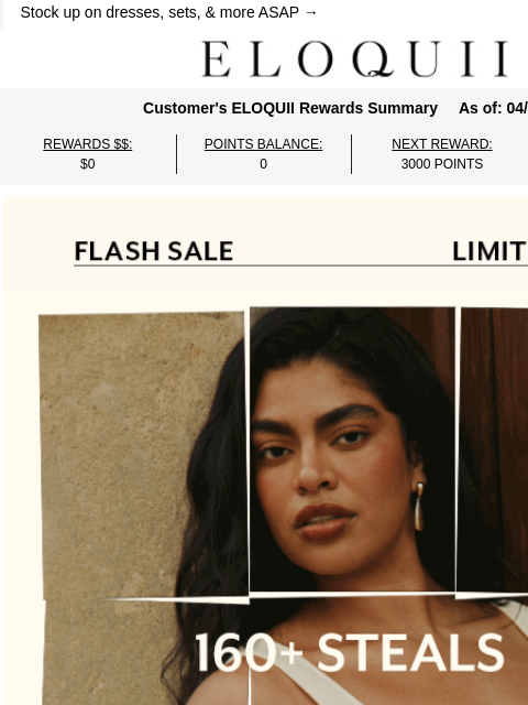 eloquii newsletter: Surprise! 60% off steals 🤍