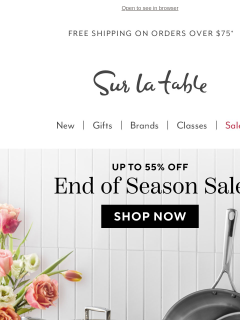 surlatable newsletter: Save on Hestan, All-Clad & GreenPan