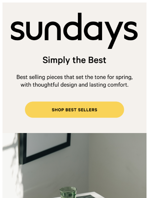 sundays-company newsletter: Our Most-Loved Pieces