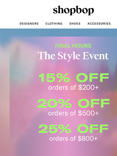 Use code STYLE ‌ ‌ ‌ ‌ ‌ ‌ ‌ ‌ ‌ ‌ ‌ ‌ ‌ ‌ ‌ ‌ ‌ ‌ ‌ ‌ ‌ ‌ ‌ ‌ ‌ ‌ ‌ ‌ ‌ ‌ ‌ ‌ ‌ ‌ ‌ ‌ ‌ ‌ ‌ ‌ ‌ ‌ ‌ ‌ ‌ ‌ ‌ ‌ ‌ ‌ ‌ ‌ ‌ ‌ ‌ ‌ ‌ ‌ ‌ ‌ ‌ ‌ ‌ ‌ ‌ ‌ ‌ ‌ ‌ ‌ ‌ ‌ ‌ ‌ ‌ ‌ ‌ ‌ ‌ ‌ ‌ ‌ ‌ ‌ ‌ ‌ ‌ ‌ ‌ ‌ ‌ ‌ ‌