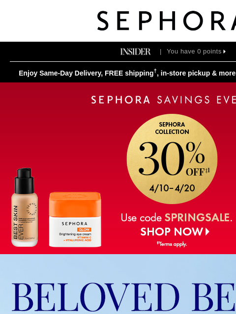 sephora newsletter: Beauty everyone’s raving about