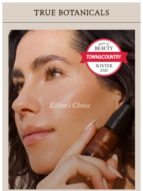 truebotanicals newsletter: Best in Beauty: Pure Radiance Supreme Eye Cream
