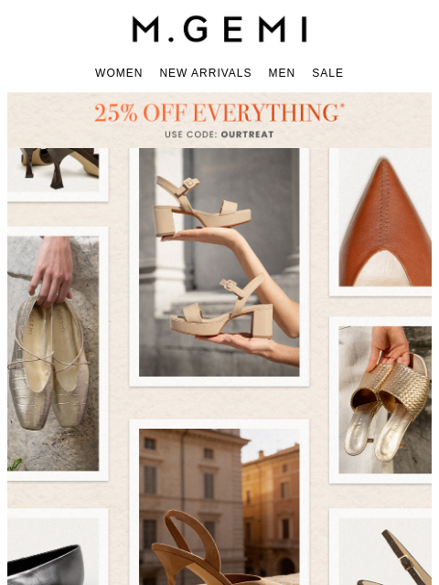 mgemi newsletter: 🪩 25% Off Your New Party Shoes 🪩