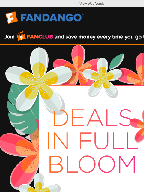 fandango newsletter: Your Deals of the Day
