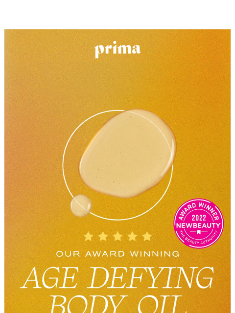 prima newsletter: Best-Selling, Award-Winning, Age-Defying