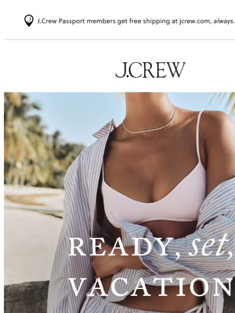 jcrew newsletter: Just in: new matching sets