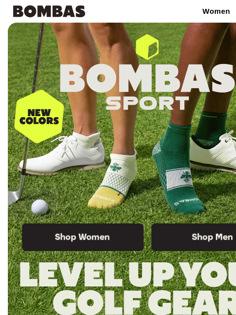 bombas newsletter: New Golf Socks Are Teeing Off