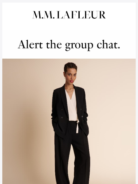 mmlafleur newsletter: On Sale Now: The Set We Can’t Keep in Stock.