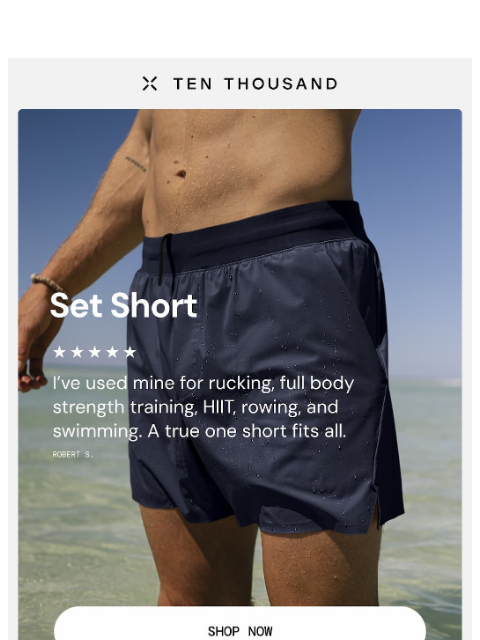 tenthousand newsletter: “The Perfect Hybrid Short”