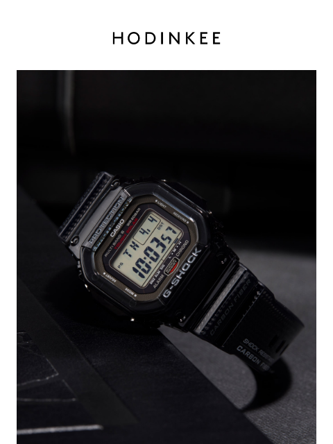 G-SHOCK unites forces with Mizuno Technics to give the strap of its original tough watch a carbon fiber and titanium upgrade – available exclusively in the Hodinkee Shop. ͏ ͏ ͏ ͏ ͏ ͏ ͏ ͏ ͏ ͏ ͏ ͏ ͏ ͏ ͏