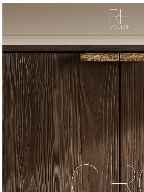 rh newsletter: The Ciro Collection in European Silver Fir. Design...