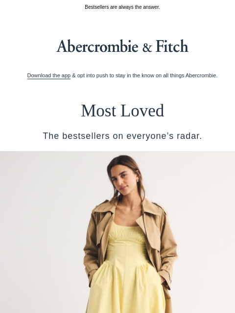 abercrombie newsletter: When you can't decide what to wear...