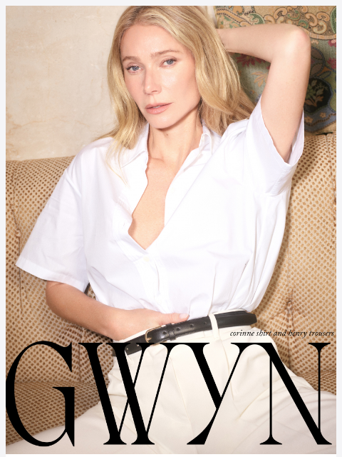 goop newsletter: new GWYN: spring unfolds
