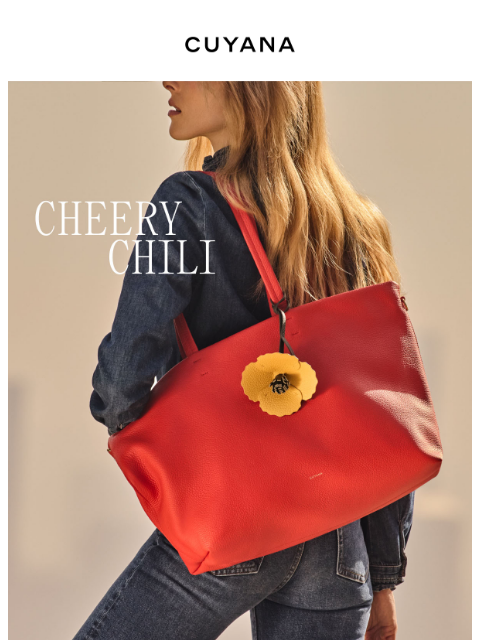 cuyana newsletter: New in Limited Edition Chili