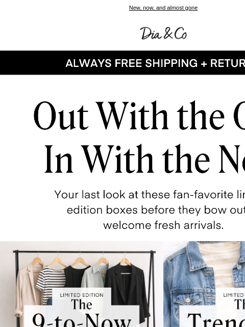 dia newsletter: Last call: these boxes retire at midnight ⏳