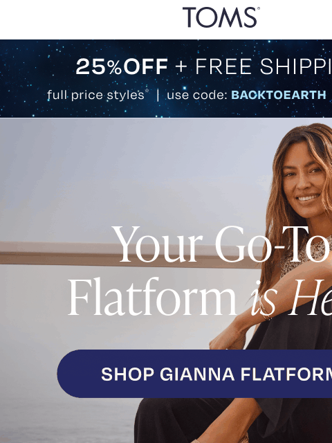 toms newsletter: Giana is a Whole Vibe (and 25% Off) 🤌