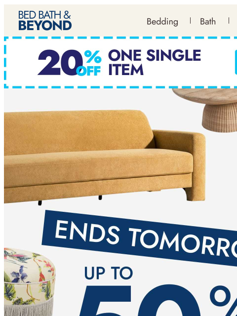 bedbathandbeyond newsletter: The living room styles everyone’s saving...