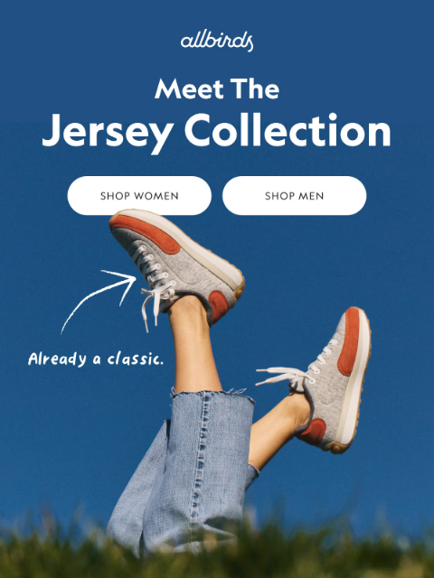 allbirds newsletter: Soft. Light. Easy. 👟