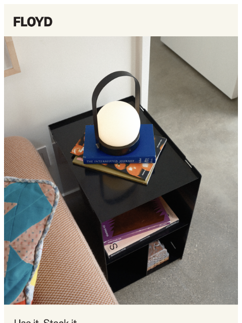 floydhome newsletter: Endlessly adaptable storage